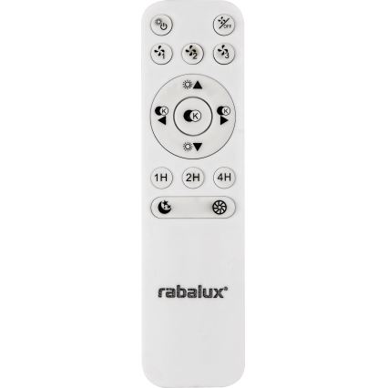 Rabalux - Φωτιστικό οροφής LED Dimmable με ανεμιστήρα LED/40W/230V 3000-6500K + τηλεχειριστήριο