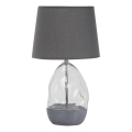 Rabalux - Eπιτραπέζιο φωτιστικό 1xE27/40W/230V γκρι