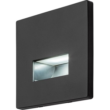 Rabalux - Φωτιστικό σκάλας LED LED/1W/230V 3000/4500/6500K μαύρο