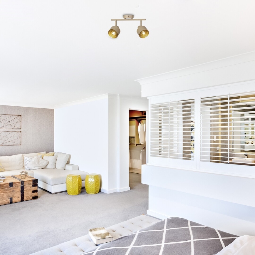 Rabalux - Φωτιστικό σποτ 2xE14/40W/230V