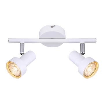 Rabalux - Φωτιστικό σποτ 2xGU10/50W/230V