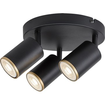 Rabalux - Φωτιστικό σποτ 3xGU10/15W/230V μαύρο