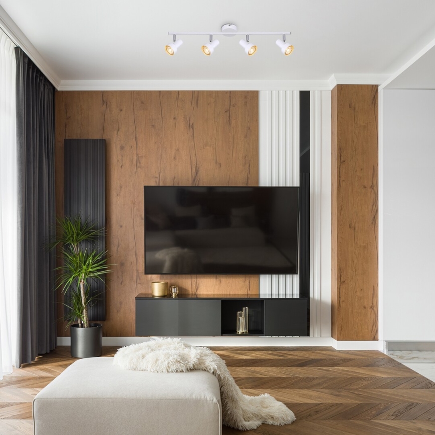 Rabalux - Φωτιστικό σποτ 4xGU10/50W/230V