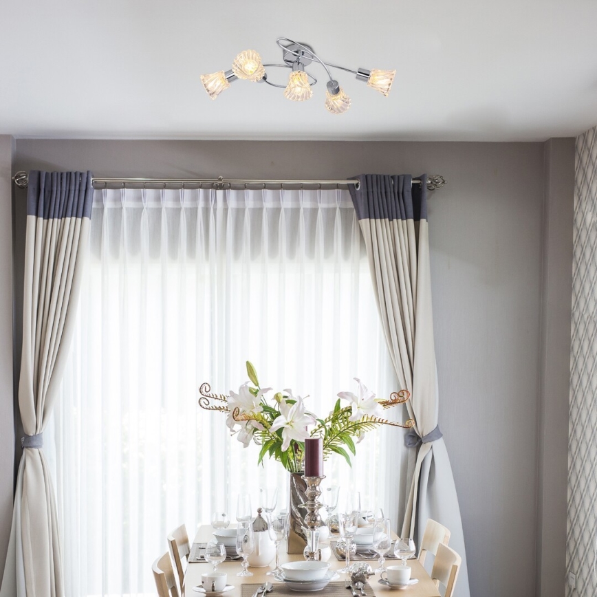 Rabalux - Φωτιστικό σποτ 5xE14/40W/230V