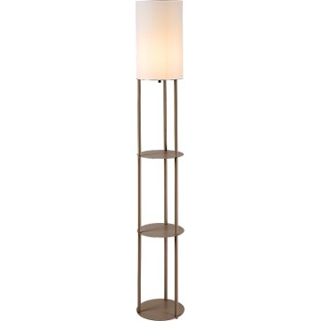 Rabalux - Φωτιστικό δαπέδου με ράφια 1xE27/40W/230V μπεζ