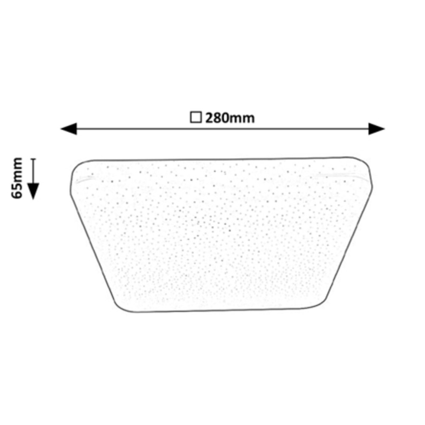 Rabalux - Φωτιστικό οροφής LED LED/12W/230V