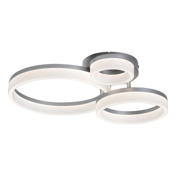 Rabalux - Φωτιστικό οροφής LED LED/24W/230V 3000/4000/6500K 38x51 cm ματ χρώμιο