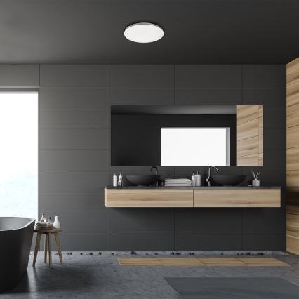 Rabalux - Φωτιστικό οροφής για μπάνιο LED, 20W/230V, IP44, διάμ. 29 cm