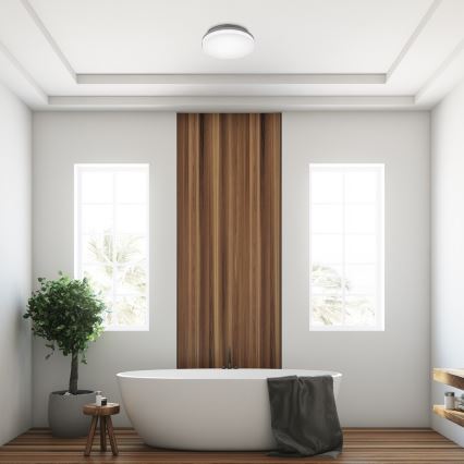Rabalux - LED φωτιστικό οροφής για μπάνιο LED/18W/230V IP54 3000K/4000K/6000K διάμ. 22 cm