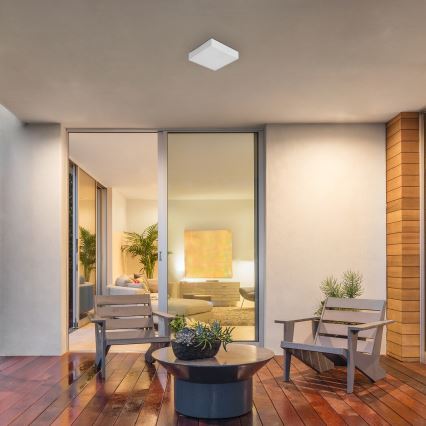 Rabalux - Φωτιστικό οροφής LED για μπάνιο LED/18W/230V 2800-6000K IP44 λευκό 17,5x17,5 cm