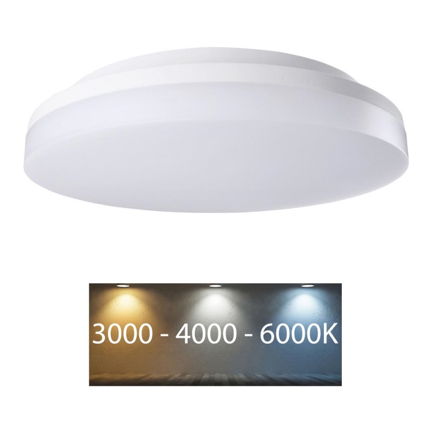 Rabalux - Φωτιστικό οροφής μπάνιου LED/24W/230V IP54 3000K/4000K/6000K Ø 28 cm