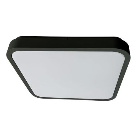 Rabalux - Φωτιστικό οροφής μπάνιου LED LED/24W/230V 3000/4000/6000K IP44 29x29 cm μαύρο