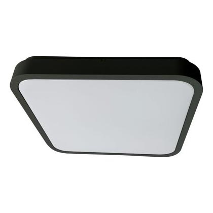 Rabalux - Φωτιστικό οροφής μπάνιου LED LED/36W/230V 3000/4000/6000K IP44 42x42 cm μαύρο