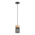 Rabalux - Φωτιστικό οροφής με καλώδιο 1xE27/25W/230V οξιά