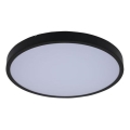 Rabalux - Φωτιστικό οροφής μπάνιου dimming LED LED/36W/230V 3000-6000K IP44 διάμετρος 42 cm μαύρο + τηλεχειριστήριο