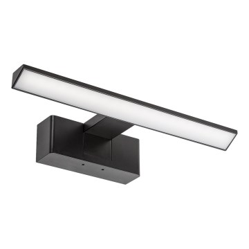 Rabalux - Φωτισμός καθρέφτη μπάνιου LED/6W/230V IP44 30 cm μαύρο