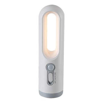 Rabalux - Φορητός επαναφορτιζόμενος λαμπτήρας LED με αισθητήρα LED/0,8W/3,7V 3000/7000K