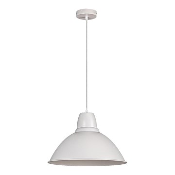 Rabalux - Κρεμαστό φωτιστικό με καλώδιο 1xE27/60W/230V Ø 36 εκ. λευκό