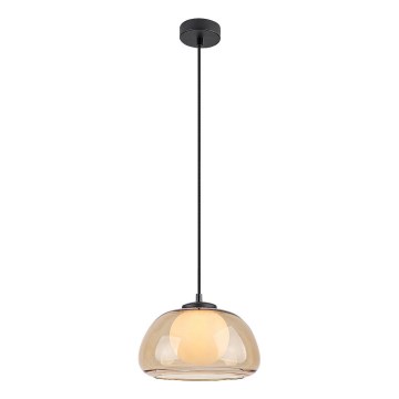 Rabalux - Κρεμαστό φωτιστικό οροφής 1xG9/5W/230V καφέ/φιμέ