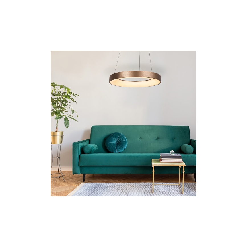 Rabalux - Κρεμαστό φωτιστικό οροφής LED CARMELLA LED/80W/230V διάμετρος 80 cm