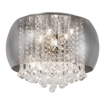 Rabalux - Κρυστάλλινο φωτιστικό οροφής 6xG9/40W/230V Ø 35,5 cm