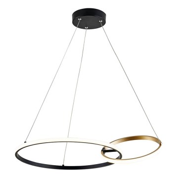 Rabalux -  Κρεμαστό φωτιστικό οροφής LED LED/36W/230V μαύρο/χρυσό