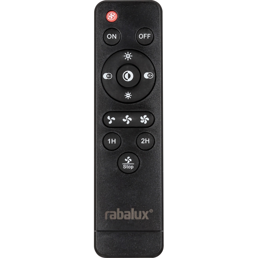 Rabalux - Ρυθμιζόμενο LED φωτιστικό οροφής με ανεμιστήρα LED/30W/230V 3000-6000K + τηλεχειριστήριο