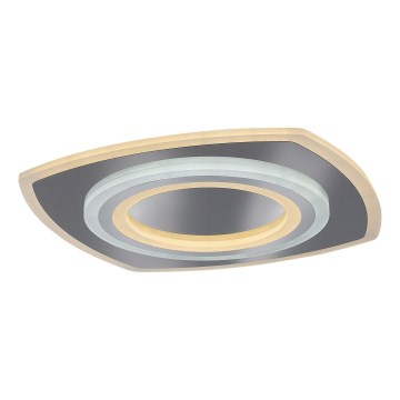 Rabalux - LED Dimmable φωτιστικό οροφής LED/60W/230V 3000/4000/6000K ματ χρώμιο + τηλεχειριστήριο