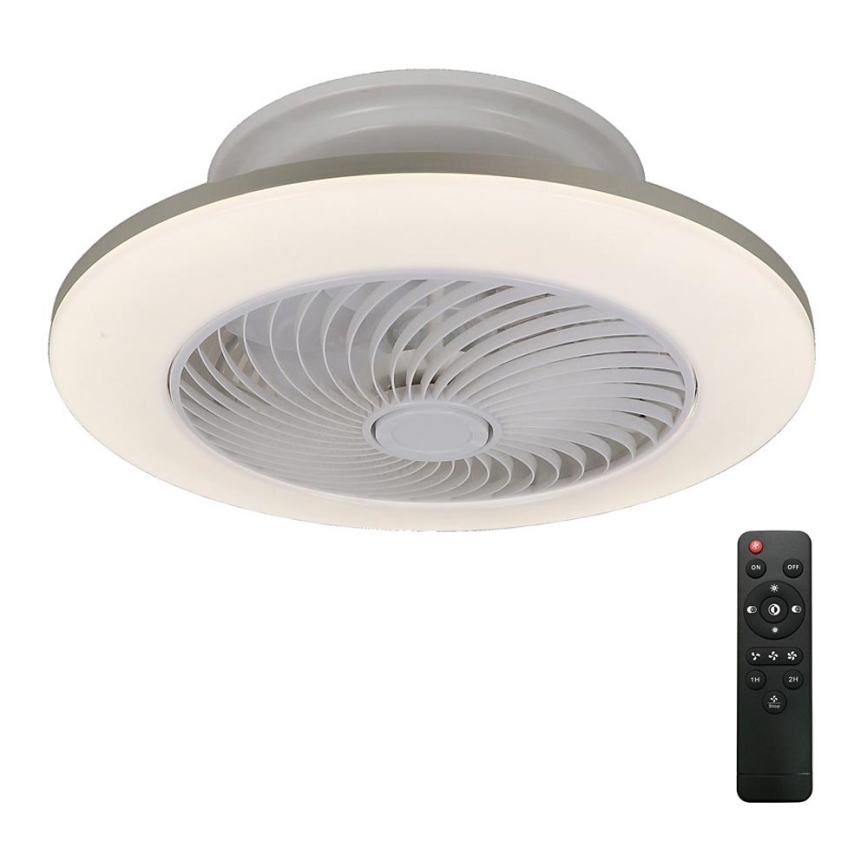 Rabalux - LED Dimmable φωτιστικό οροφής με ανεμιστήρα DALFON LED/36W/230V 3000-6000K + τηλεχειριστήριο