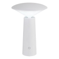 Rabalux - LED Dimmable επαναφορτιζόμενο επιτραπέζιο φωτιστικό αφής POLPERRO LED/3W/3,7V 1200mAh λευκό