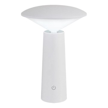 Rabalux - LED Dimmable επαναφορτιζόμενο επιτραπέζιο φωτιστικό αφής POLPERRO LED/3W/3,7V 1200mAh λευκό
