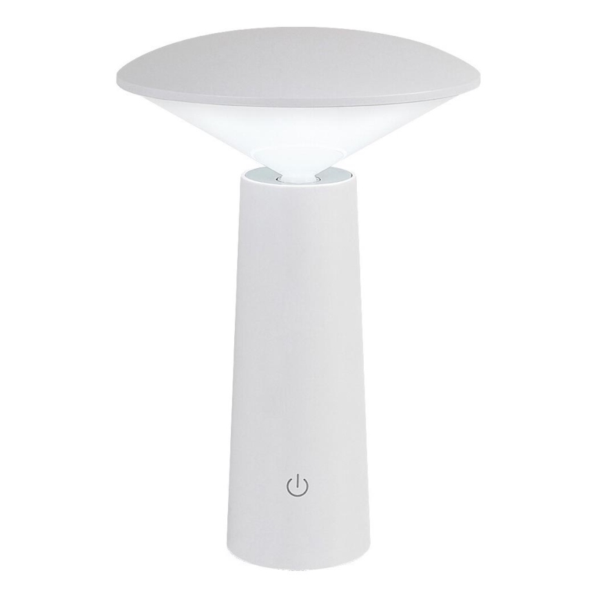 Rabalux - LED Dimmable επαναφορτιζόμενο επιτραπέζιο φωτιστικό αφής POLPERRO LED/3W/3,7V 1200mAh λευκό