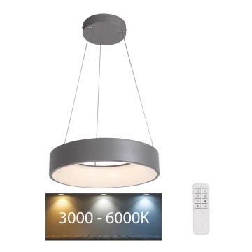 Rabalux - LED Dimmable πολύφωτο κρεμαστό LED/24W/230V στρογγυλό 3000-6000K +  RC
