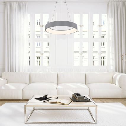 Rabalux - LED Dimmable πολύφωτο κρεμαστό LED/24W/230V στρογγυλό 3000-6000K +  RC