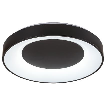 Rabalux - LED Dimmable φωτιστικό οροφής LED/38W/230V μαύρο 3000-6500K + τηλεχειριστήριο διάμετρος 48 cm
