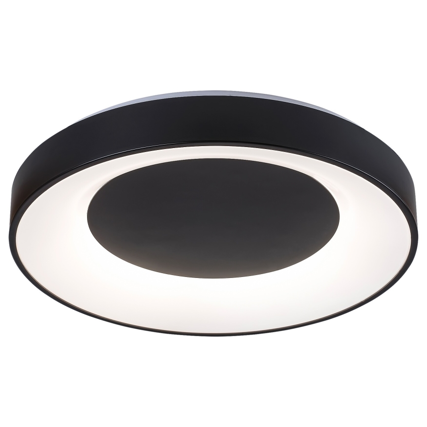 Rabalux - LED Dimmable φωτιστικό οροφής LED/38W/230V μαύρο 3000-6500K + τηλεχειριστήριο διάμετρος 48 cm