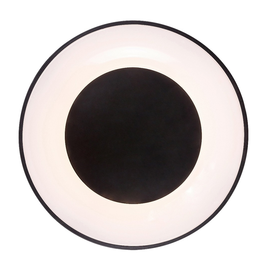 Rabalux - LED Dimmable φωτιστικό οροφής LED/38W/230V μαύρο 3000-6500K + τηλεχειριστήριο διάμετρος 48 cm