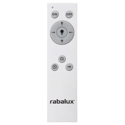 Rabalux - LED Dimmable φωτιστικό οροφής LED/38W/230V μαύρο 3000-6500K +  RC