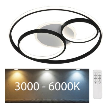Rabalux - LED Dimmable φωτιστικό οροφής LED/50W/230V 3000-6000K + τηλεχειριστήριο