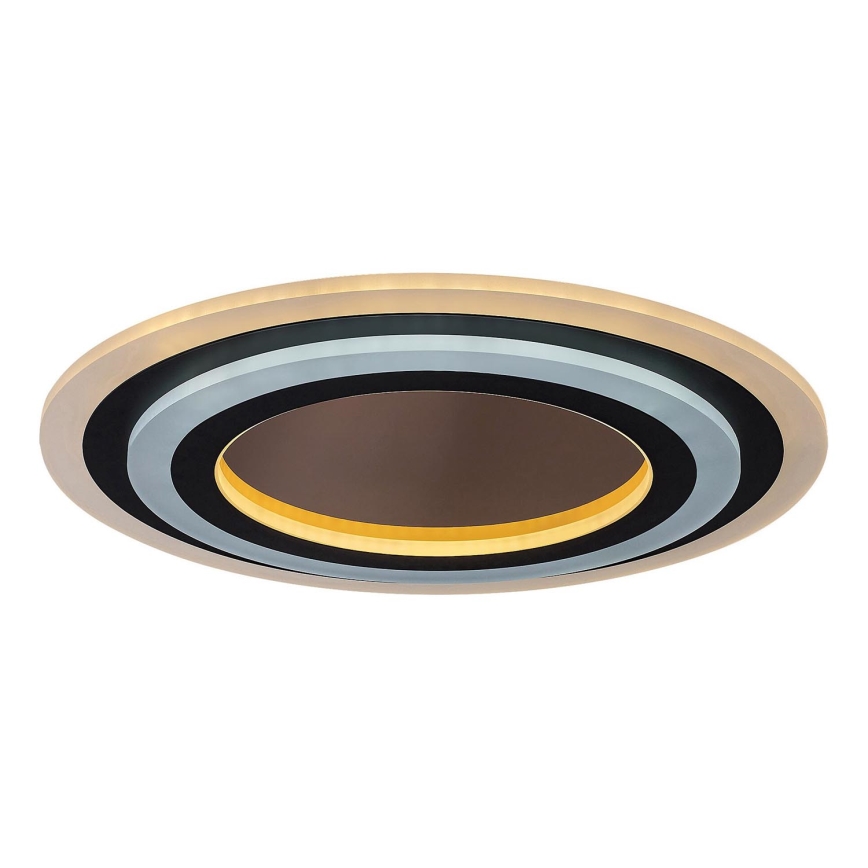 Rabalux - LED Dimmable φωτιστικό οροφής LED/56W/230V 3000/4000/6000K ματ χρώμιο/μαύρο + τηλεχειριστήριο