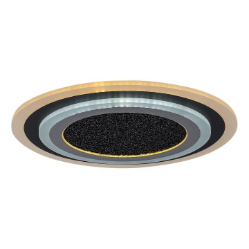 Rabalux - LED Dimmable φωτιστικό οροφής LED/56W/230V 3000/4000/6000K μαύρο + τηλεχειριστήριο