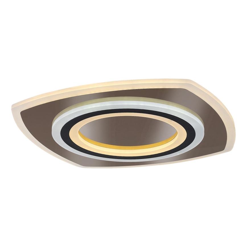 Rabalux - LED Dimmable φωτιστικό οροφής LED/60W/230V 3000/4000/6000K ματ χρώμιο/μαύρο + τηλεχειριστήριο