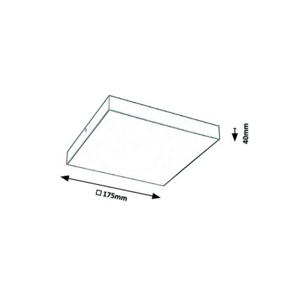 Rabalux - LED Dimmable φωτιστικό οροφής μπάνιου LED/18W/230V 3000-6000K IP44 λευκό