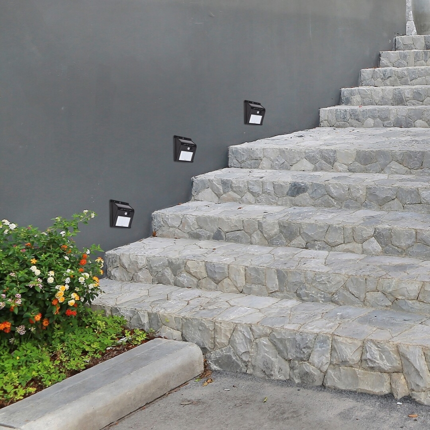 Rabalux - LED Ηλιακό Επιτοίχιο Φωτιστικό με Αισθητήρα IP44 1200 mAh