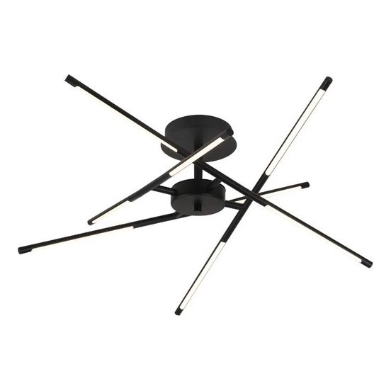 Rabalux - LED Πλαφονιέρα οροφής LED/40W/230V 3000K μαύρο