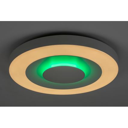Rabalux - LED RGB dimmable φωτιστικό οροφής LED/40W/230V 3000-6000K + τηλεχειριστήριο