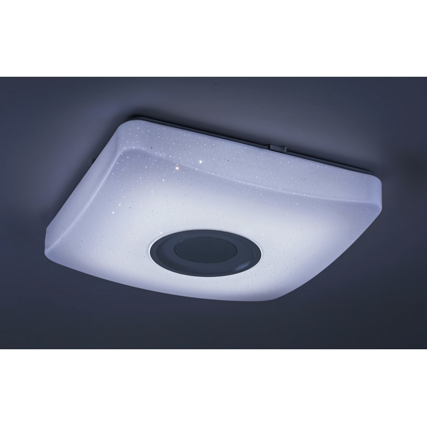 Rabalux - LED RGB Dimmable φωτιστικό οροφής με ηχείο LED/18W/230V  + RC
