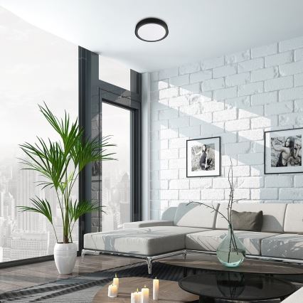 Rabalux - LED RGB Ρυθμιζόμενο φωτιστικό οροφής με αισθητήρα LED/28W/230V 2700-5000K διάμ. 36 cm + τηλεχειριστήριο