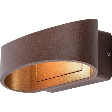 Rabalux - LED Εξωτερικό Επιτοίχιο Φωτιστικό LED/9W/230V IP54 καφέ