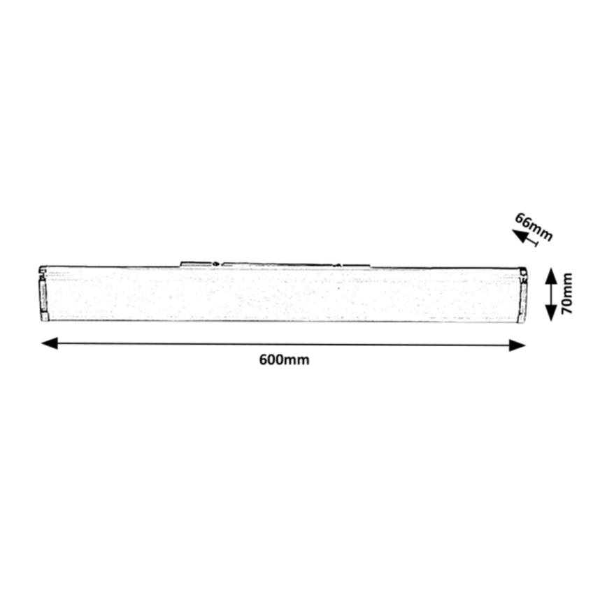 Rabalux - LED Επιτοίχιο φωτιστικό μπάνιου LED/14W/230V IP44
